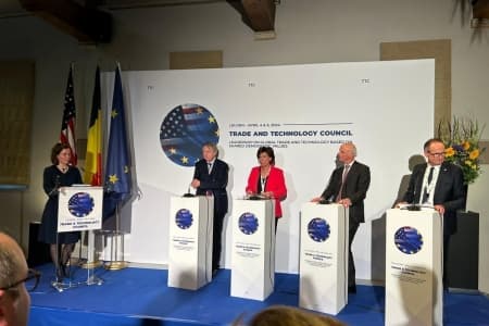 Taking part in the TTC sixth ministerial